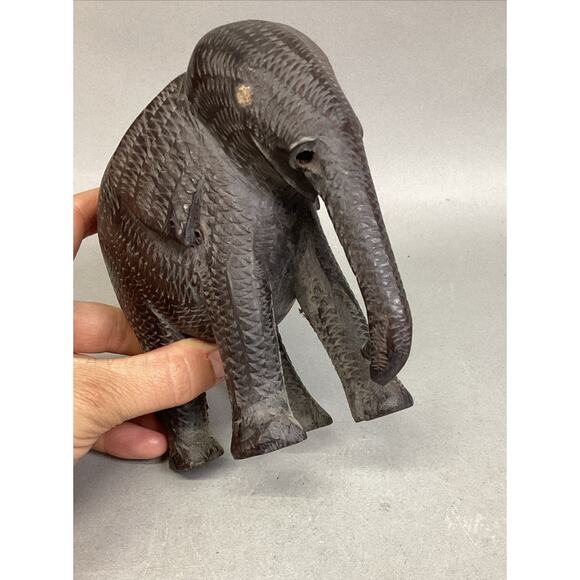 Handcarved African Elephant - 5x2.5x5” - Picture 8 of 15